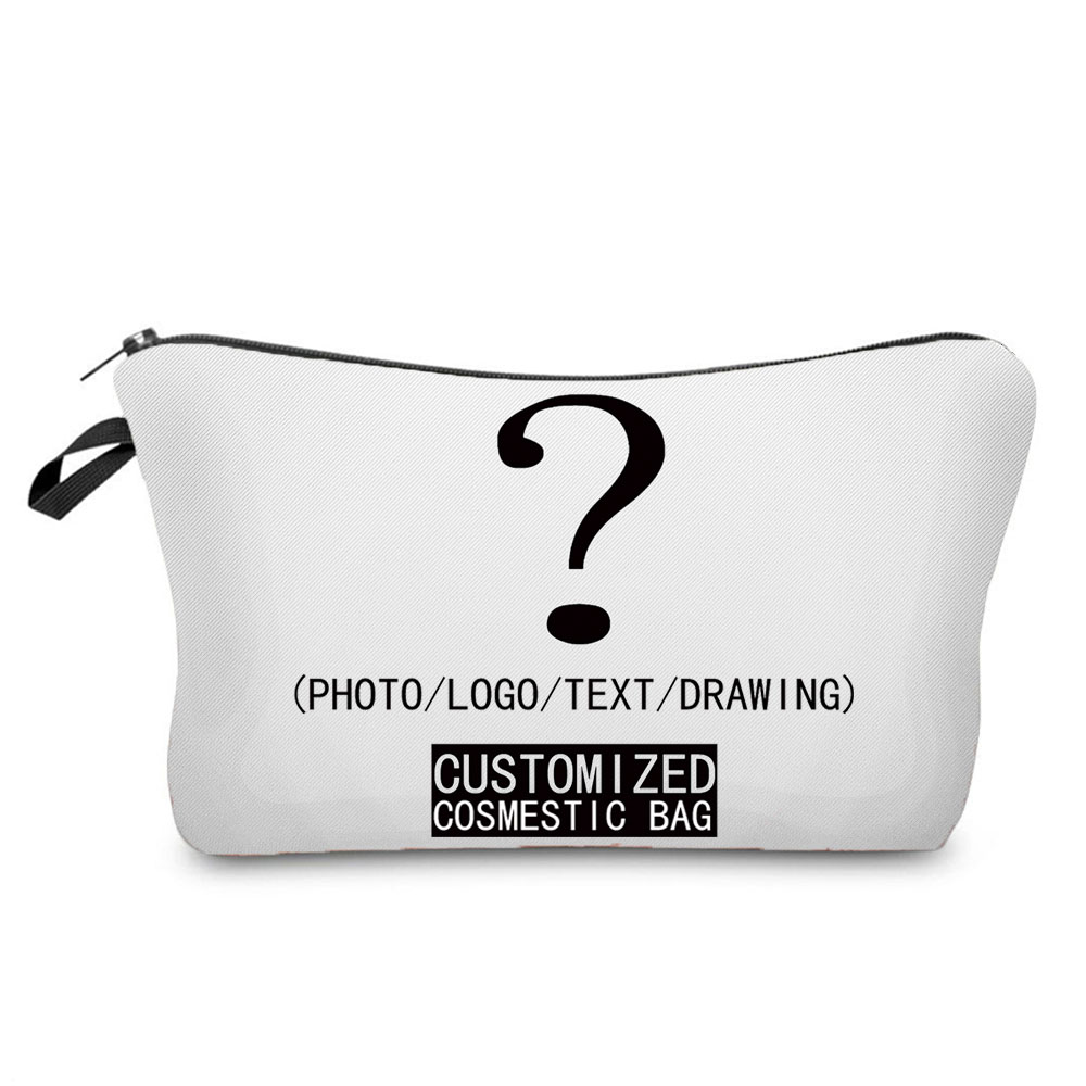 Women Bags Logo - Persoonlijke aangepaste DIY-logo make-up tas etui