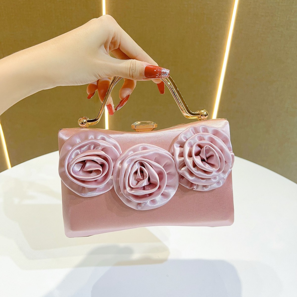 Women'S Bags New Look - Nieuwe Zijden Avond Clutch Dames Diamanten