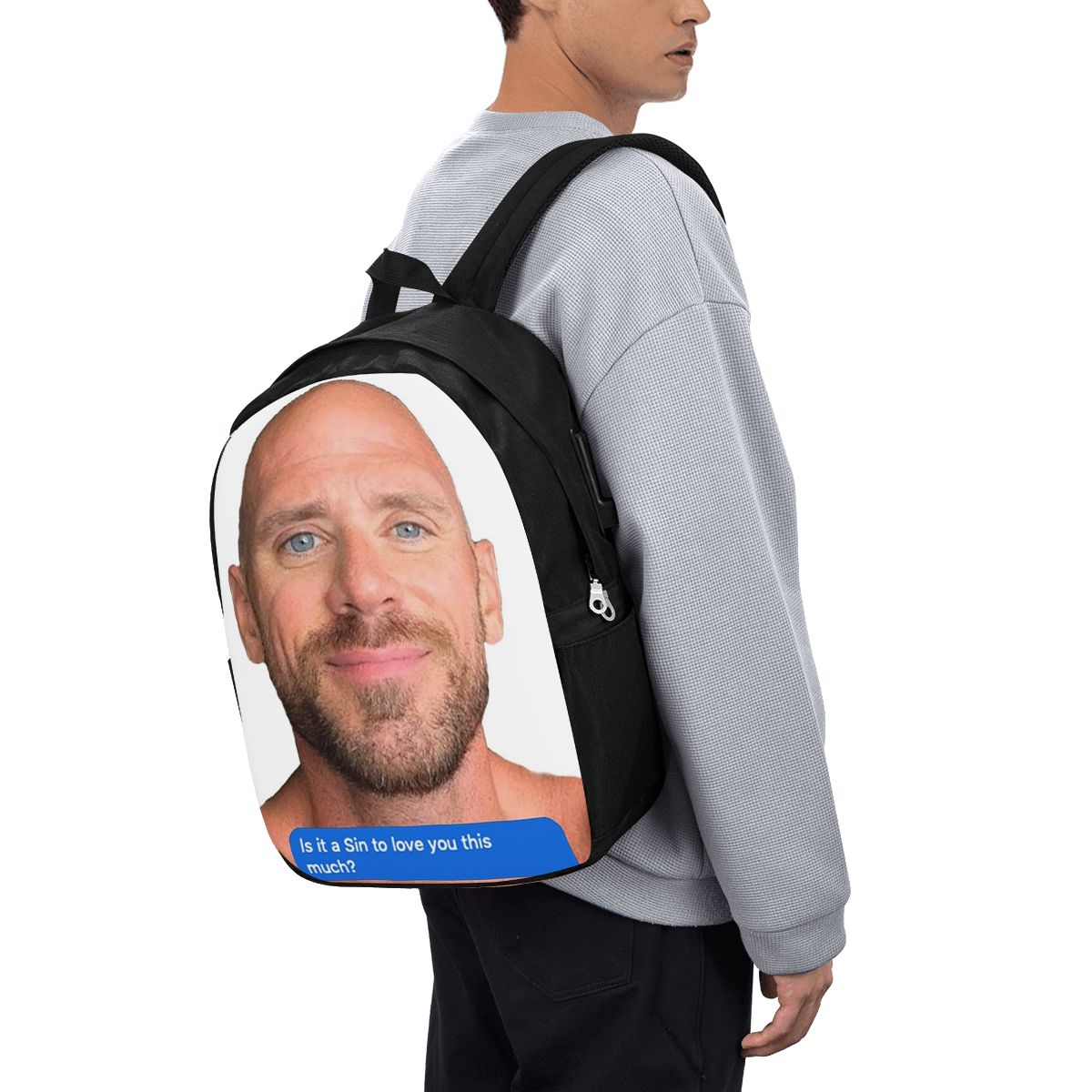 Women Bags For Women - Johnny Sins Flirty Text Bubble Rugzak