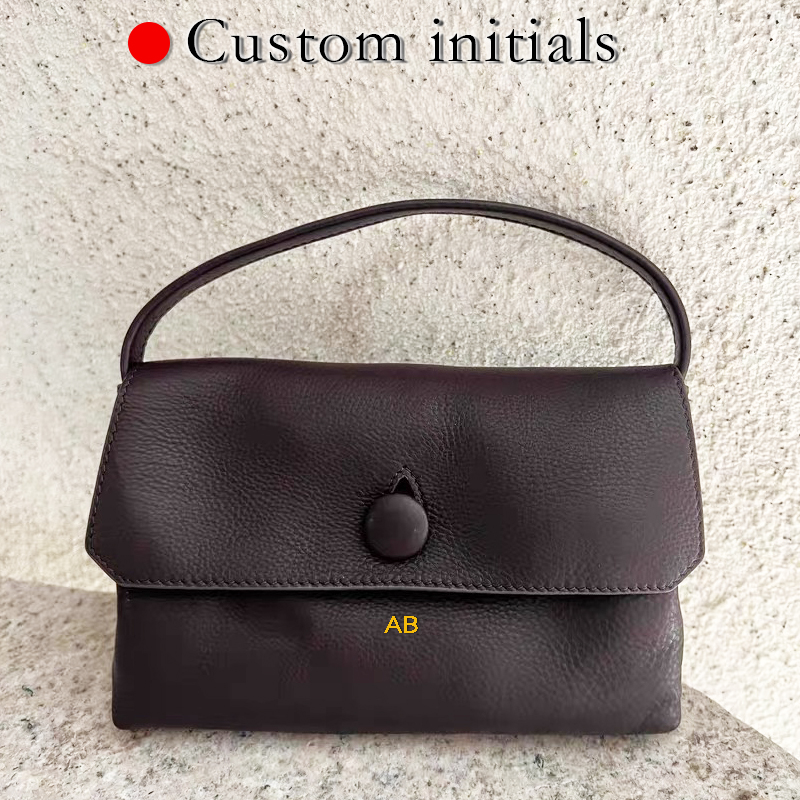 Women Bags Max - Aangepaste initialen Echt leer Mini De