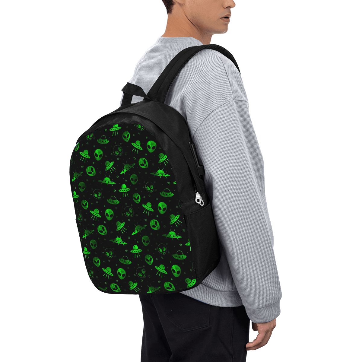 Women Bags College - Aliens en UFO's Patroon Rugzak Reisnotebooktas