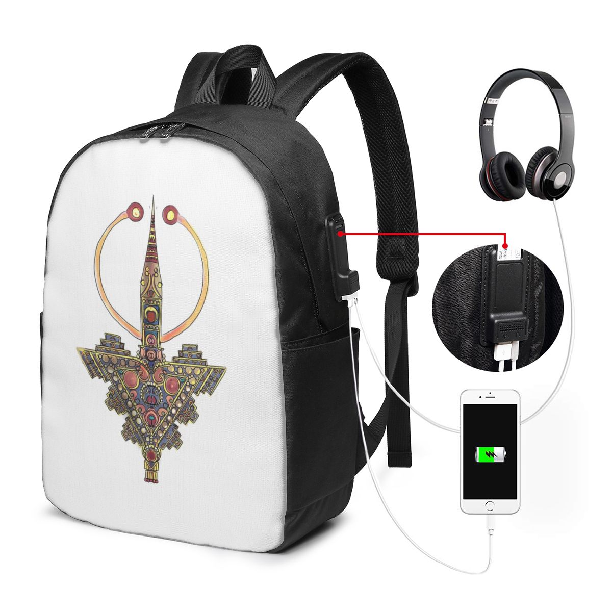 Women Bags For Women - Kabyle Jewelry Amazigh Marokko Rugzak Reisnotebooktas