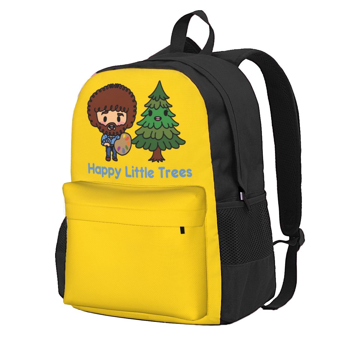 Women Bags Ross - HAPPY LITTLE TREES (BOB ROSS) Studentenrugzak