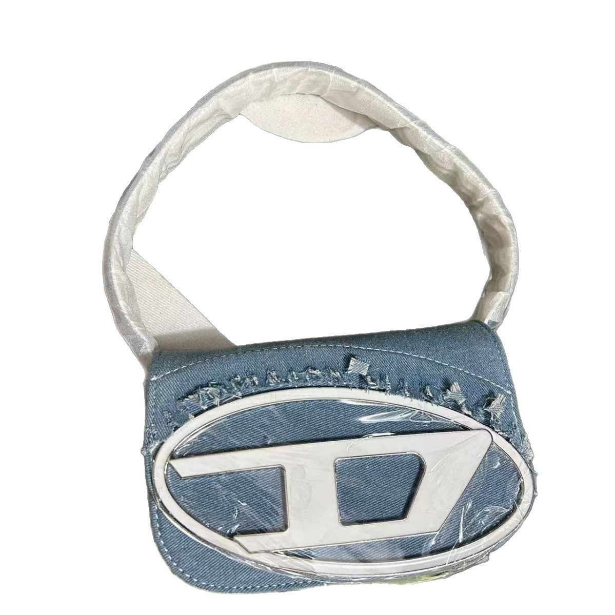 Pure witte gladde leren mini s - Women Bags Logo recensie en prijs