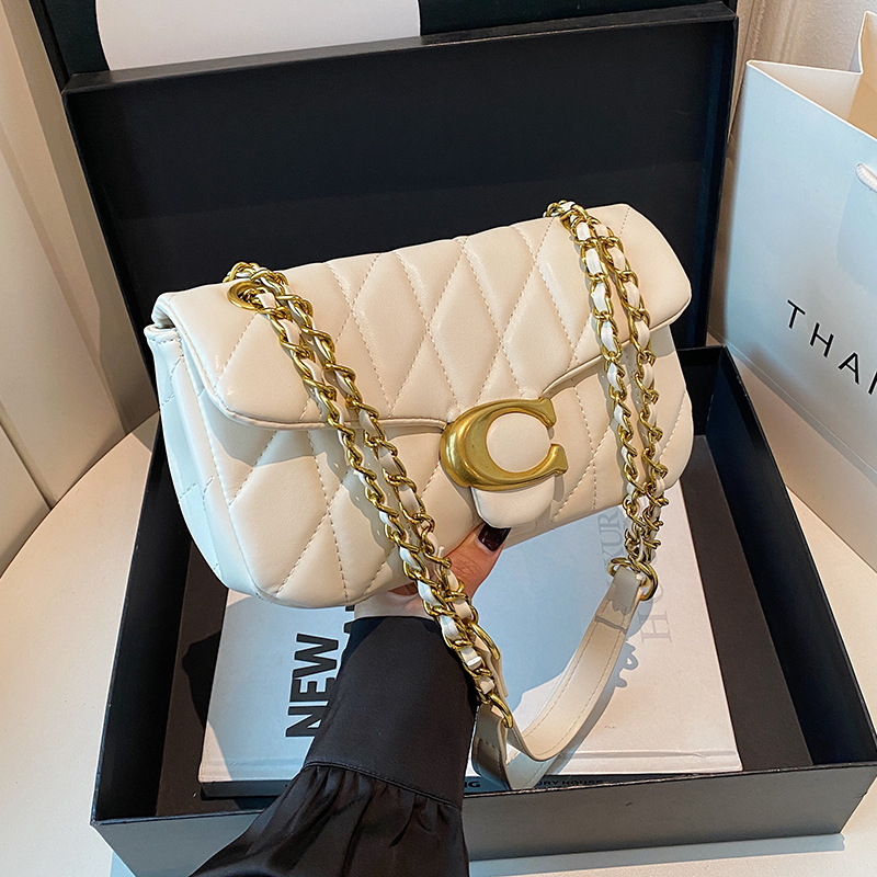 Dames gewatteerde leren schoud - Women Bags Logo recensie en prijs