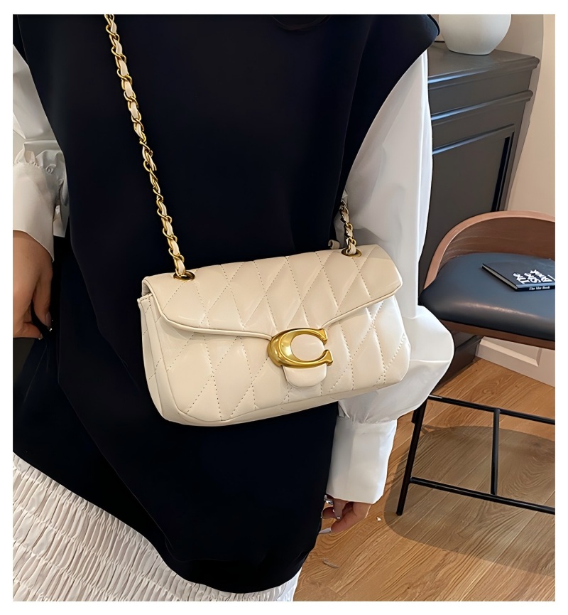 Dames gewatteerde leren schoud - Women Bags Logo recensie en prijs