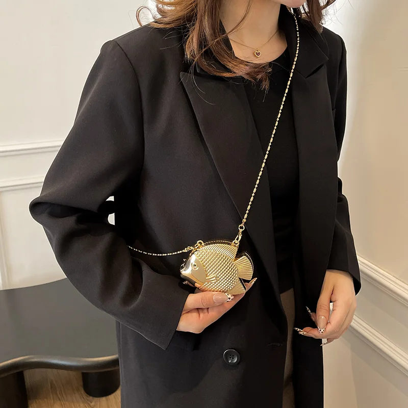 Schattige kleine visvorm metal - Women Bags Max recensie en prijs