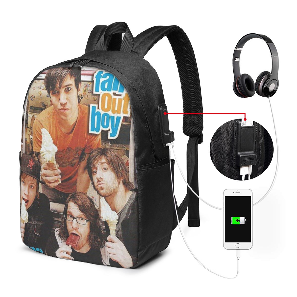 Fall Out Boy-rugzak Reisnotebo - Women Bags College recensie en prijs